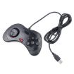 USB Game Controller for Sega Saturn - Black | Computer Handle - 4