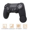 Non-slip Silicone Protective Case for Sony PS4 - Black & Green - 5