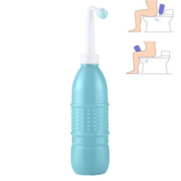 Portable 500ml Handheld Travel Bidet for Women - Blue MDT-002 - 1