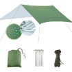 Outdoor Waterproof Sunscreen Beach Awning Tent Sun Shelter (Army Green) - 2