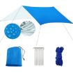 Waterproof Blue Multi-function Outdoor Beach Awning Tent Sun Shelter - 2