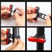 USB Rechargeable Bicycle LED Taillight - Blue Light Tail Lamp - 9