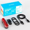 USB Rechargeable Bicycle LED Taillight - Red Light Tail Lamp - 8