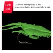 10 PCS 4cm Fluorescent Soft Shrimp Bait Lures with Hook - 5