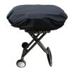 Portable BBQ Grill Cover - 210D Waterproof & Dustproof Protection (Black) - 1