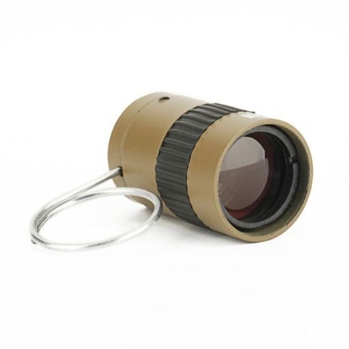 Mini Pocket Telescope 2.5x17.5mm with Finger Buckle - Gold Finish - 1