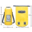 10L Orange Outdoor Waterproof Dual Shoulder Strap Dry Sack Bag - 3