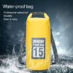 10L Orange Outdoor Waterproof Dual Shoulder Strap Dry Sack Bag - 6