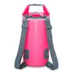 10L Pink Outdoor Waterproof Dual Shoulder Strap Dry Sack Bag - 1
