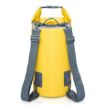 20L Yellow Outdoor Waterproof Dual Shoulder Strap Dry Sack Bag - 1