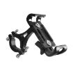 Universal Aluminum Alloy Phone Holder for Motorcycle & Bicycle (Black) - 2