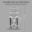 Gold Aluminum Alloy Phone Holder for Motorcycle & Bicycle - Universal Fixing Frame - 4