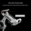 Gold Aluminum Alloy Phone Holder for Motorcycle & Bicycle - Universal Fixing Frame - 5