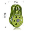 XINDA XD-8610 Green Single Fixed Pulley for Climbing & Rappelling - 2