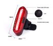 AQY-096 IPX4 USB Rechargeable Dual Color LED Bike Taillight (Blue/Red) - 4