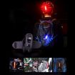 AQY-096 IPX4 USB Rechargeable Dual Color LED Bike Taillight (Blue/Red) - 7