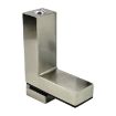 F Type Brushed Zinc Alloy Clip for 3-24mm Glass/Wood Board Bracket - 2