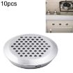 10pcs 19mm Stainless Steel Cabinet Air Vent Louvered Grille Cover - 1