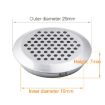 10pcs 19mm Stainless Steel Cabinet Air Vent Louvered Grille Cover - 2