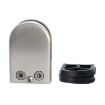 Concave Curved Bottom Matte 304 Stainless Steel Glass/Wood Clamp Bracket - 2