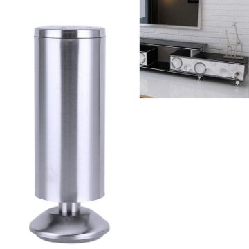 150mm Stainless Steel Wire Drawing Sofa Cabinet Foot - Thickened Column - 1