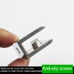10 PCS Zinc Alloy 10mm Glass Fixing Clamp Bracket with Base - 4