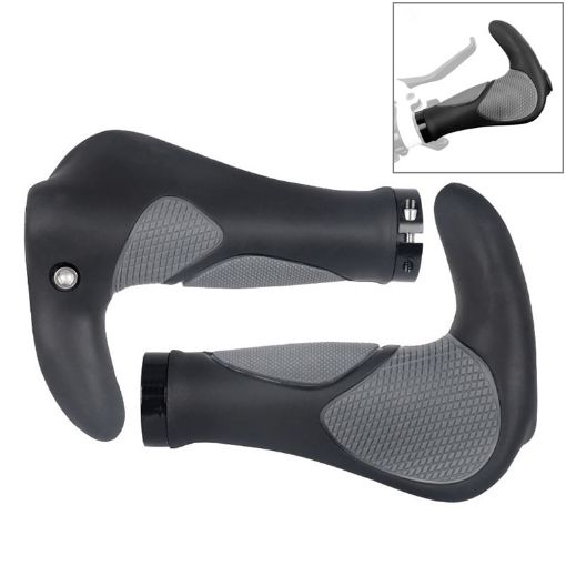 DEEMOUNT BGP110 Mountain Bike Rubber Handlebar Cover, Horn Version - 1