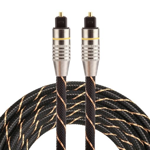 2m Gold Plated Toslink Male to Male Digital Optical Audio Cable OD6.0mm - 1