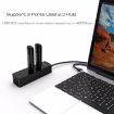 2 in 1 USB-C 3.1 to USB 2.0 Hub with 3 Ports & TF Card Reader - White - 7