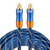 EMK LSYJ-A 5m OD6.0mm Gold Plated Toslink Optical Audio Cable - 1