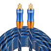 EMK LSYJ-A 10m Gold Plated Toslink Male to Male Optical Audio Cable - 1