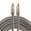 EMK YL-A 5m OD8.0mm Gold Plated Toslink Male to Male Audio Cable - 1