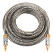 EMK YL-A 5m OD8.0mm Gold Plated Toslink Male to Male Audio Cable - 3