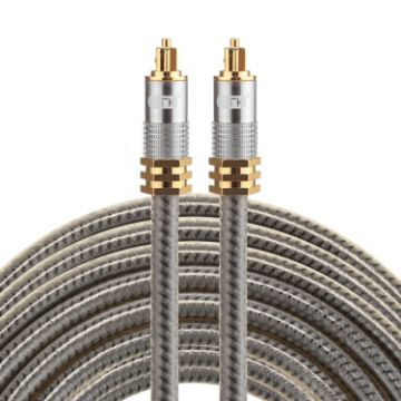 EMK YL-A 8m OD8.0mm Gold Plated Toslink Male to Male Optical Cable - 1