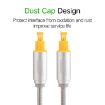 EMK 3m Toslink Male to Male Digital Optical Audio Cable, Silver - 5