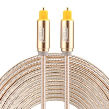 EMK 5m Gold Plated Toslink Male to Male Optical Audio Cable - 1