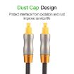 2m Gold Plated Toslink Male to Male Optical Audio Cable OD6.0mm - 5