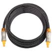 3m OD6.0mm Gold Plated Toslink Male to Male Optical Audio Cable - 3