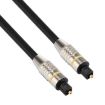 3m OD6.0mm Nickel Plated Toslink Male to Male Optical Audio Cable - 2
