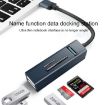 5 in 1 USB-C to USB3.0 + SD/TF Card Reader HUB Adapter - Blue - 4