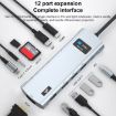 Z261 12-in-1 USB-C/Type-C to USB MST Docking Station HUB Adapter - 4