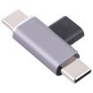 USB-C Female to USB-C Male Converter Adapter Dual Male Connectors - 4