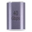 40Gbps USB-C/Type-C Male to Female Elbow Adapter for Fast Data Transfer - 3