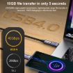 40Gbps USB-C/Type-C Male to Female Elbow Adapter for Fast Data Transfer - 5