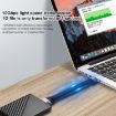 10Gbps USB Male to Female Flat Sync Data Fast Charging Cable - 5