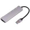 6 in 1 USB Adapter: NK-3043HD with TF/SD Slot, USB 3.0 & 3 USB 2.0 Ports - 3