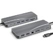 Rocketek HC451 14-in-1 Type-C Hub: 60W PD, 4K HDMI, DP, 100M RJ45 Adapter - 2