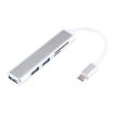 5 in 1 USB-C to SD/TF Card Slot + 3 USB 3.0 Ports Docking Station HUB - 1