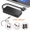 Rocketek SH701 11-in-1 USB 3.0/RJ45 HUB Adapter for Surface Pro 5/6 - 5