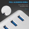 Rocketek HUB-3PC2 USB 3.0 Splitter HUB Adapter - High Speed, White - 5